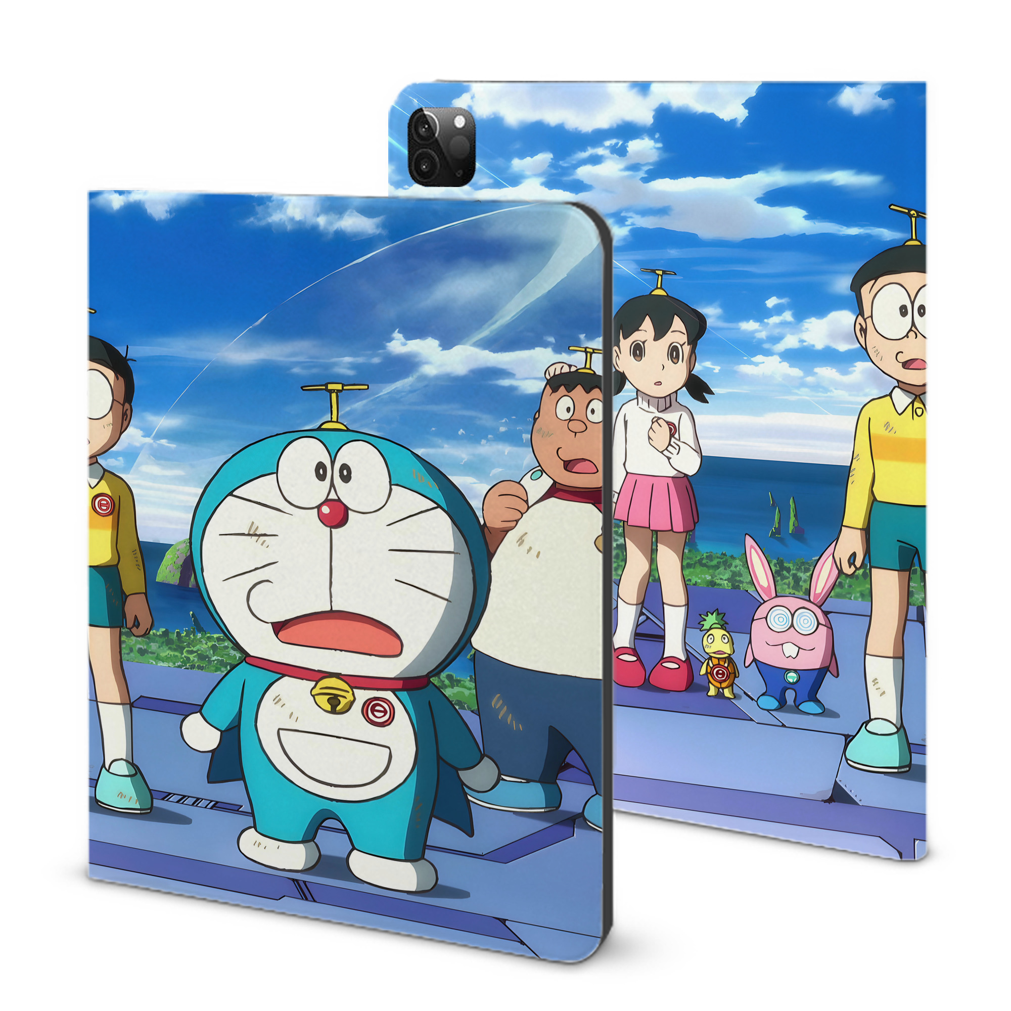 （画像用） ドラえもん Doraemon IPadケース ペンホルダー付き ブックスタイルデザイン